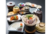 【蒲郡・相見・岡崎発】*日帰り昼食付*『南知多の旅館でいただく 冬の味覚 かきorふぐ選べるランチ』2